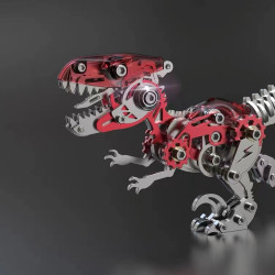 160pcs mini 3d dinosaur metal model kit build for kids