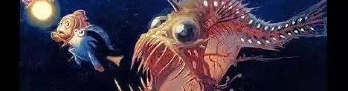 Anglerfish|The guy from the deep sea with a lantern on his head