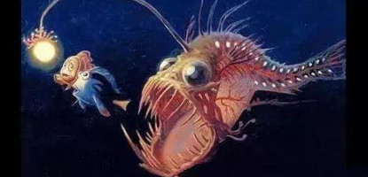 Anglerfish|The guy from the deep sea with a lantern on his head