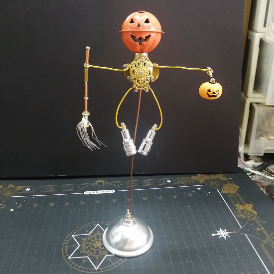 100+pcs halloween scarecrow pumpkin 3d metal model kits for kids