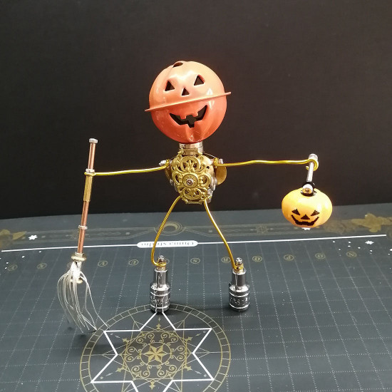 100+pcs halloween scarecrow pumpkin 3d metal model kits for kids