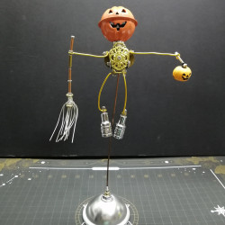 100+pcs halloween scarecrow pumpkin 3d metal model kits for kids