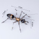 100pcs+ premium series metal worker ant diy 3d model building kits assembly insect
