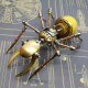 100pcs+ steampunk ant insect diy metal assembly model 3d puzzle