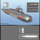 type 092 nuclear submarine 1019pcs