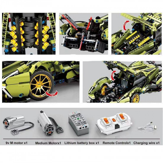 remote controlled concept bull 1038pcs