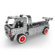 1067pcs adults 3d metal construction dump truck trailer assembly model kit