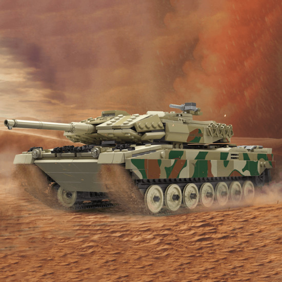 remote controlled leopard tank 1090pcs