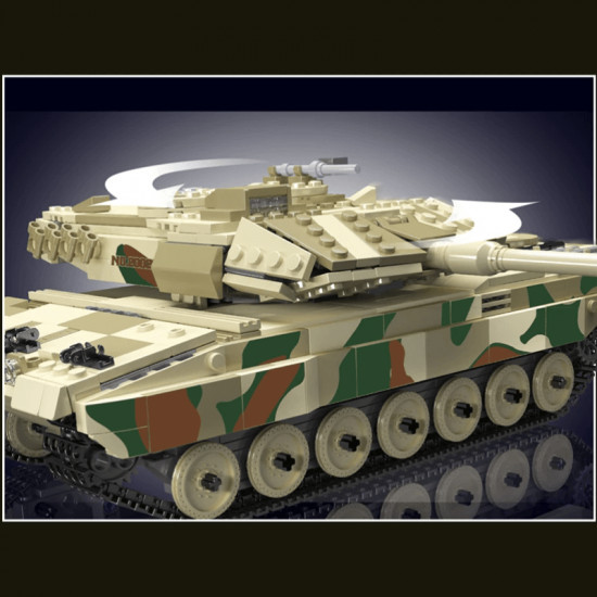 remote controlled leopard tank 1090pcs