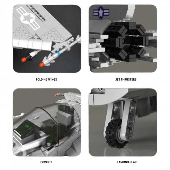 f16 fighter jet 1426pcs