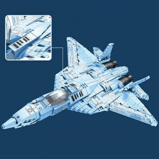 su-57 heavy fighter 1455pcs