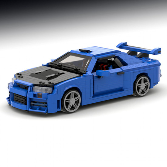 r34 sports car 1513pcs