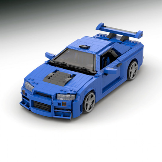 r34 sports car 1513pcs