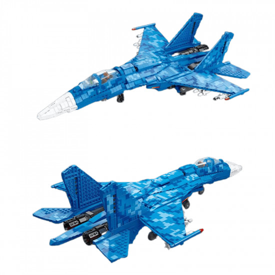 the 63cm su-35 fighter 1529pcs