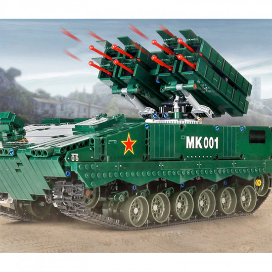 remote controlled missile shooter 1689pcs