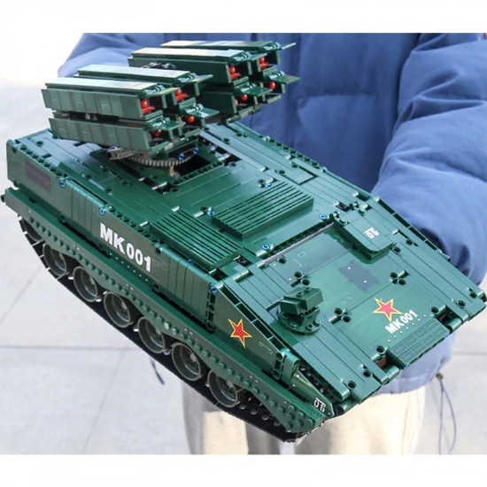 remote controlled missile shooter 1689pcs