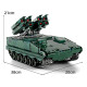 remote controlled missile shooter 1689pcs