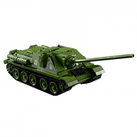 remote controlled su-100 tank destroyer 1700pcs