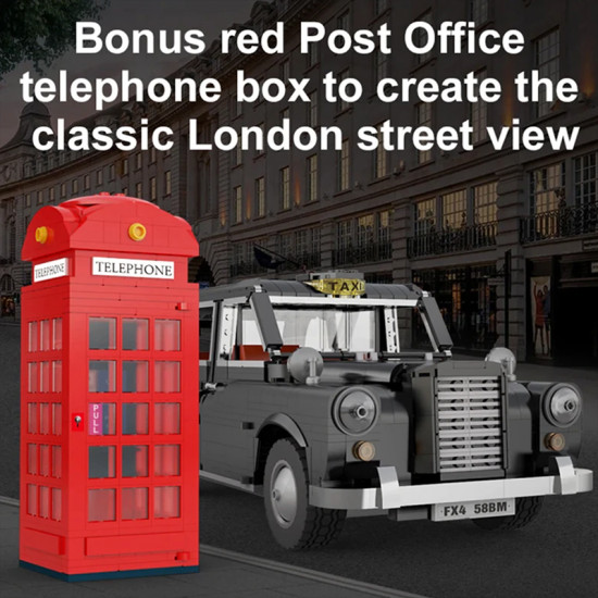 remote controlled london taxi 1870pcs