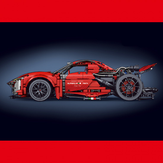 the exposed prancing horse 2047pcs