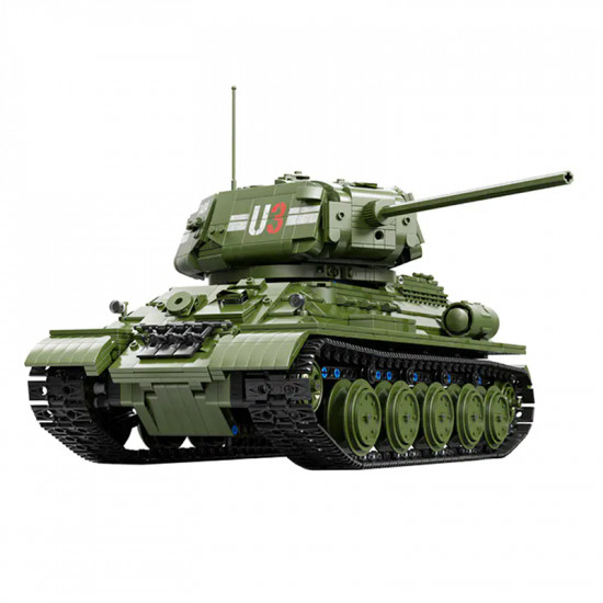 remote controlled t34 tank 2051pcs