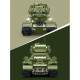 remote controlled t34 tank 2051pcs