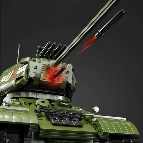 remote controlled t34 tank 2051pcs