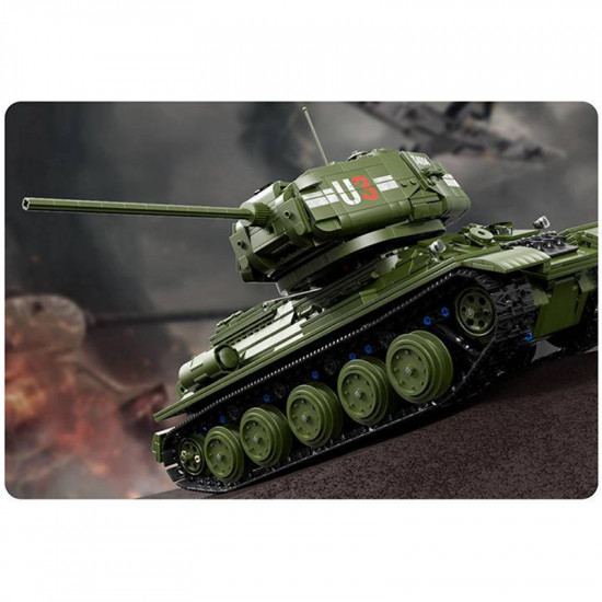 remote controlled t34 tank 2051pcs