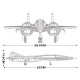 sr-72 reconnaissance aircraft 2070pcs