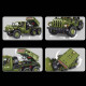 remote controlled katyusha rocket launcher 2267pcs