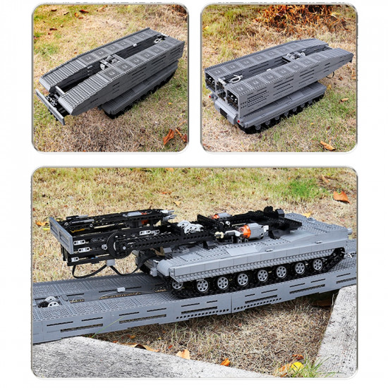 remote controlled abrams bridge layer 2387pcs