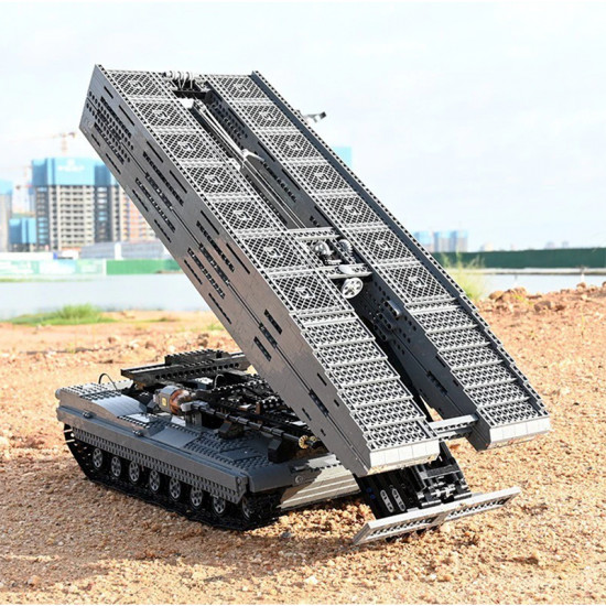 remote controlled abrams bridge layer 2387pcs