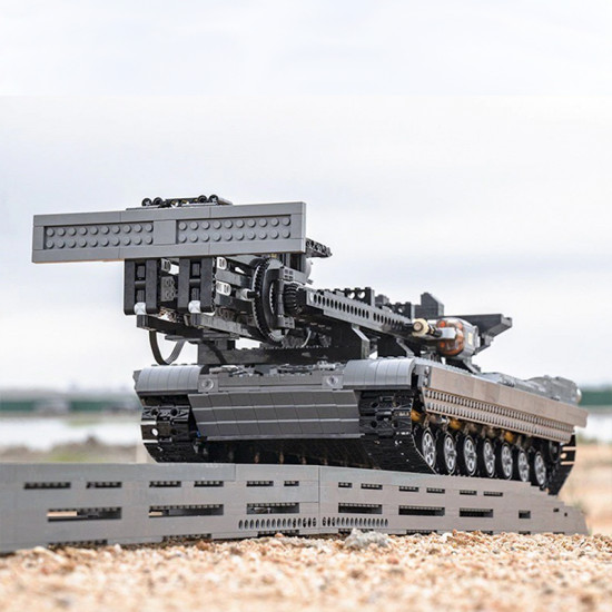 remote controlled abrams bridge layer 2387pcs