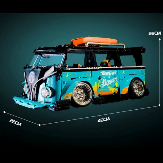 stanced classic campervan 2549pcs