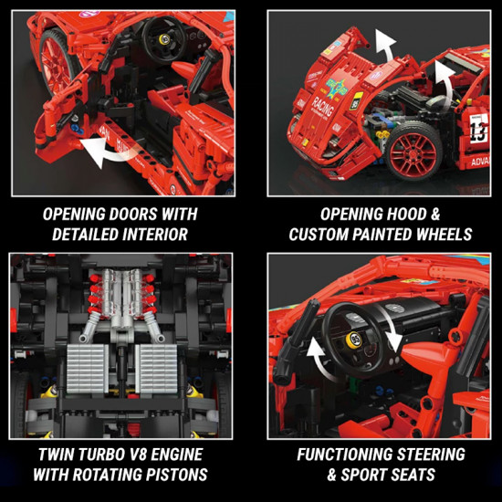 the ultimate prancing horse 2687pcs