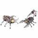 2pcs diy metal 3d desert scorpion longhorn assembly  puzzle model kit