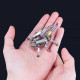 2pcs diy metal 3d desert scorpion longhorn assembly  puzzle model kit