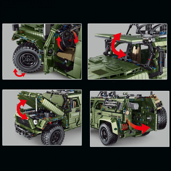 remote controlled armoured raid vehicle 3174pcs