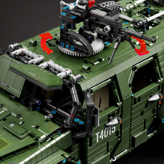 remote controlled armoured raid vehicle 3174pcs