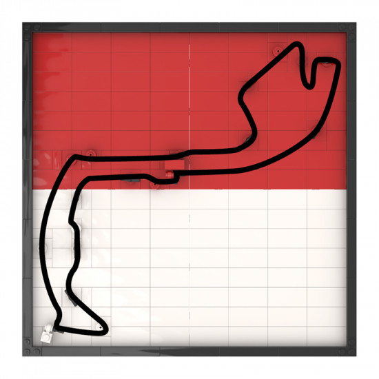 monaco track map 343pcs