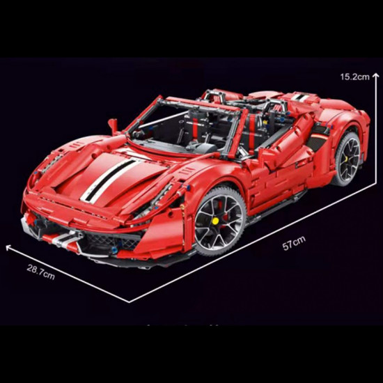 remote controlled convertible italiana prancing horse 3607pcs