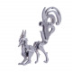 3d assembly detachable wild animal series model puzzle-horse wolf cattle