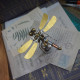 3d diy dragonfly steampunk mechanical insect metal assembly model kit (kit version/208pcs)