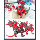 3d metal kits magical pterosaur diy mechanical dragon model 100+pcs