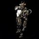 3d metal led humanoid service robot mecha big articulated action figure 700+pcs (presale)