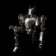 3d metal led humanoid service robot mecha big articulated action figure 700+pcs (presale)