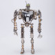 3d metal led humanoid service robot mecha big articulated action figure 700+pcs (presale)