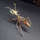 3d metal puzzle little ant steampunk insect diy assembly model 150+pcs