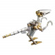 3d metal puzzle therizinosaurus mechanical assembly model 100+pcs