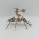 3d metal puzzle worker ant steampunk insect diy assembly model 400+pcs